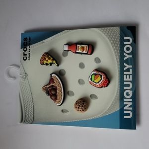 Crocs Jibbitz Charms Uniquely You Food Please 5 Pk